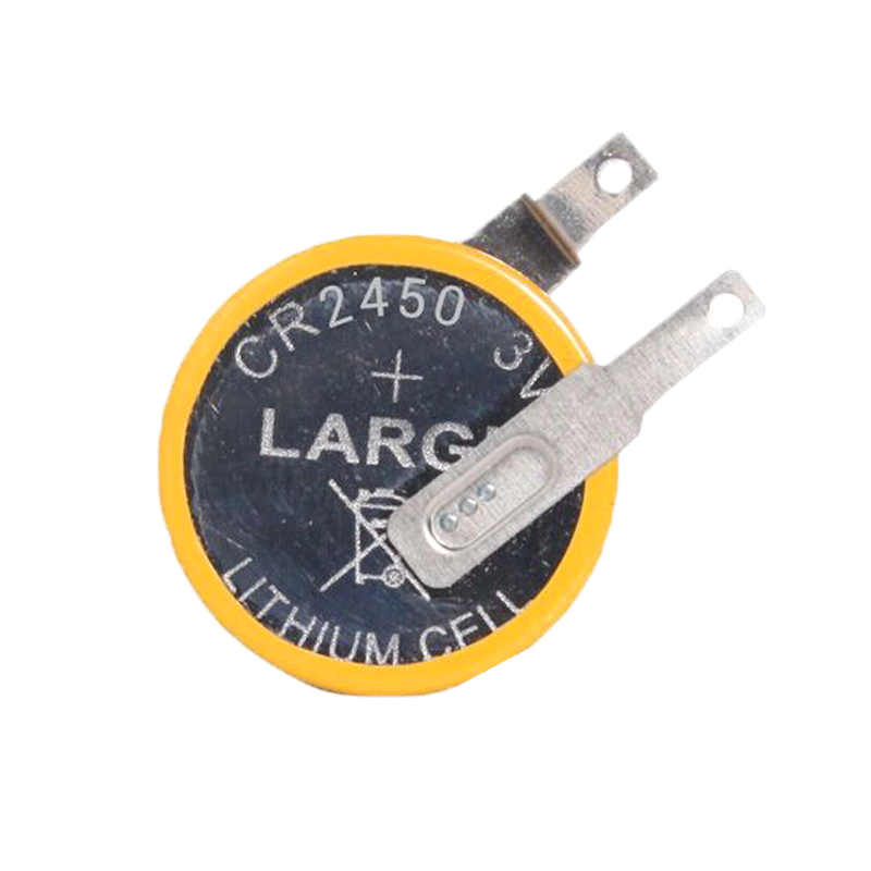 -40℃~80℃寬溫紐扣電池CR2450 3V 600mAh 